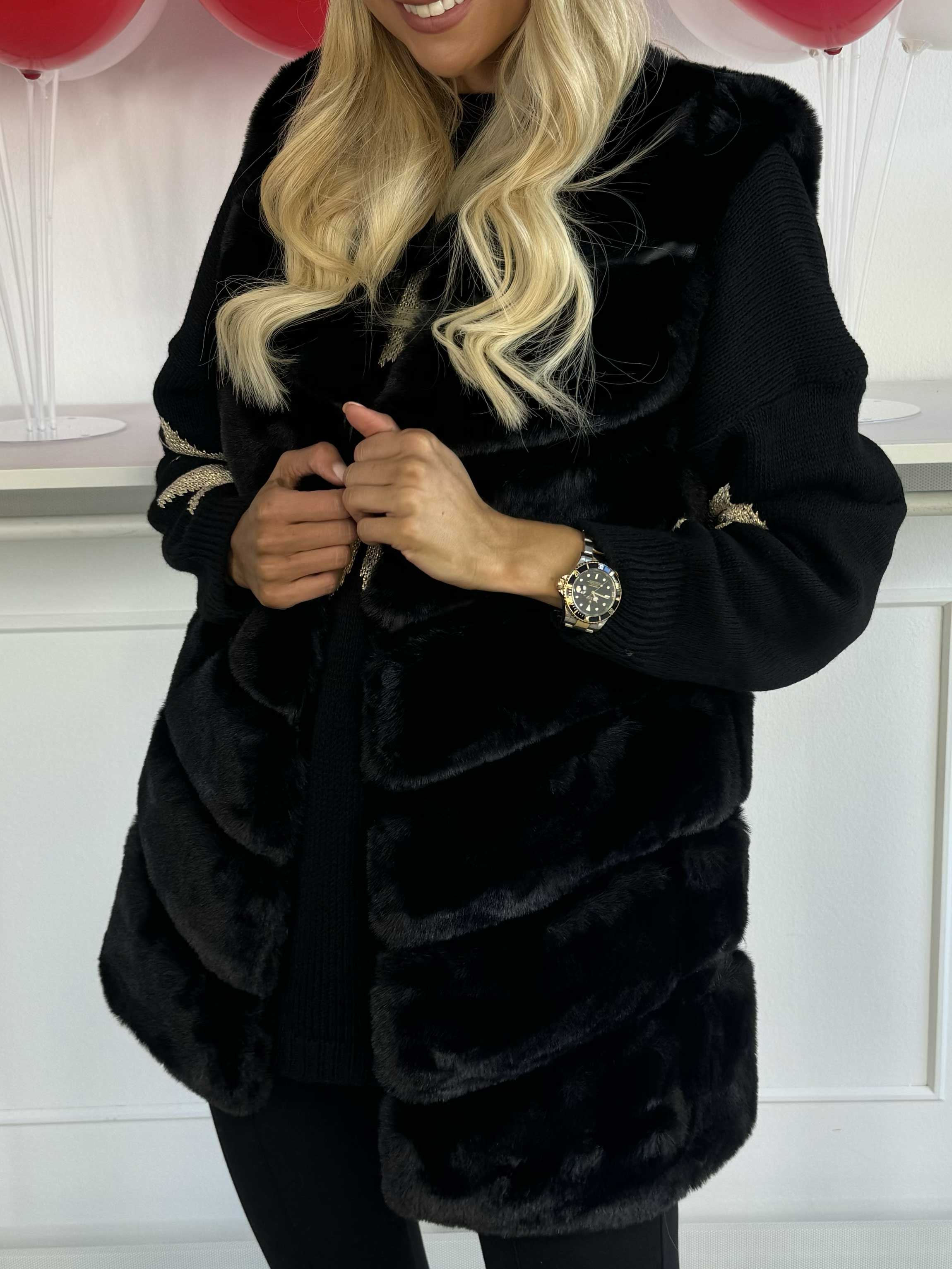 Chiara - Blød faux fur vest